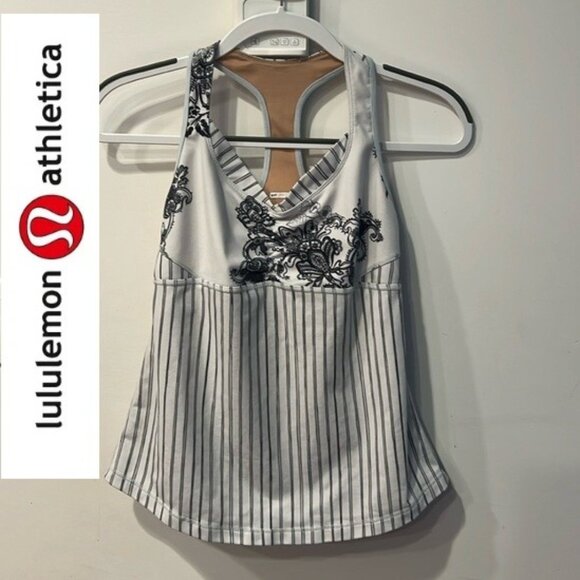 COPY - Lululemon Brisk Bloom Final Lap Tank Top - SZ 6 - Picture 1 of 7